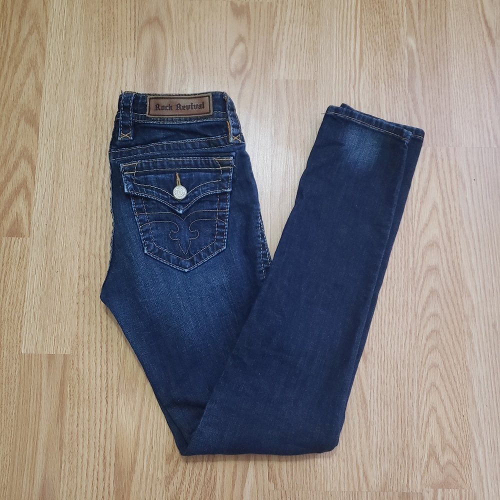 Rock revival jessica skinny jeans size 27
